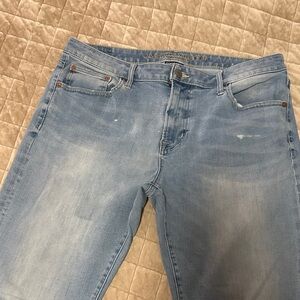 American Eagle Outfitters Men's Light Blue Slim Jeans